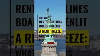 NYC Just Froze Rents | Here's What It Means for YOU  #investing #nyc #rent #housingmarket #fyp