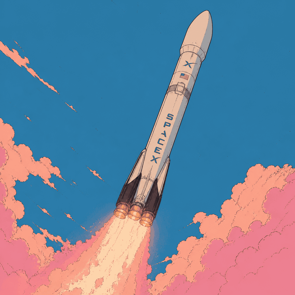 SpaceX-Abheben